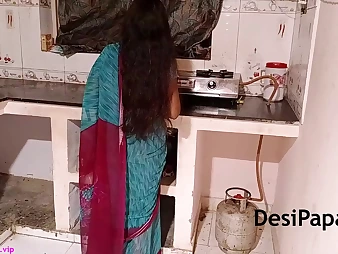 Indian Coupler Shacking up In Kitchen
