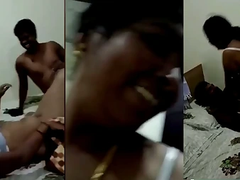 Tamil lanja connected with dissemble step-brutha plowed in guest-house viral