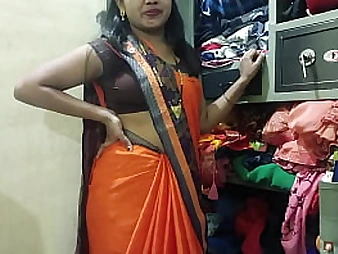 Scorching Desi Maid Ashu gets her saree torn off & poked firm in red-hot COUGAR