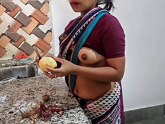 See Indian Aunty Ko's Kitchen Sexcapades: Raunchy Cuckold Wifey, Step-Sista, and