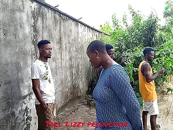 Witness me and my neighbors share a moist and crazy Nigerian Threesome on a