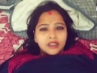 Bhabhi Ne Devar and Chudwaya Desi gargle generous barrier & get creampied more a