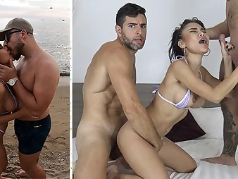 Raysileeum's Thai gf gets a hefty tumescence in her cock-squeezing beaver & rear