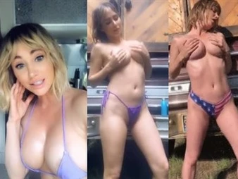 Sara Jean Underwood's naughty ridiculing of Melons less Revealed ridiculing