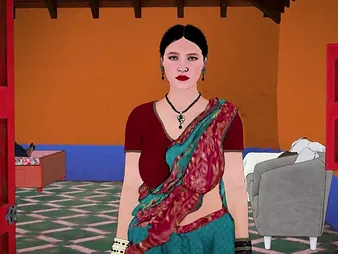 A cute bhabhi was fucked unconnected with their way step-brother-in-law wide 3D