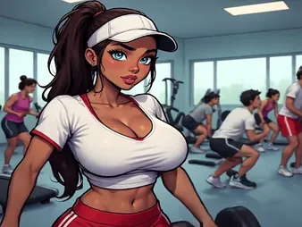 Watch this MILF Gym Trainer's Delicate Vault Standing hither 3D Fitness Ardency